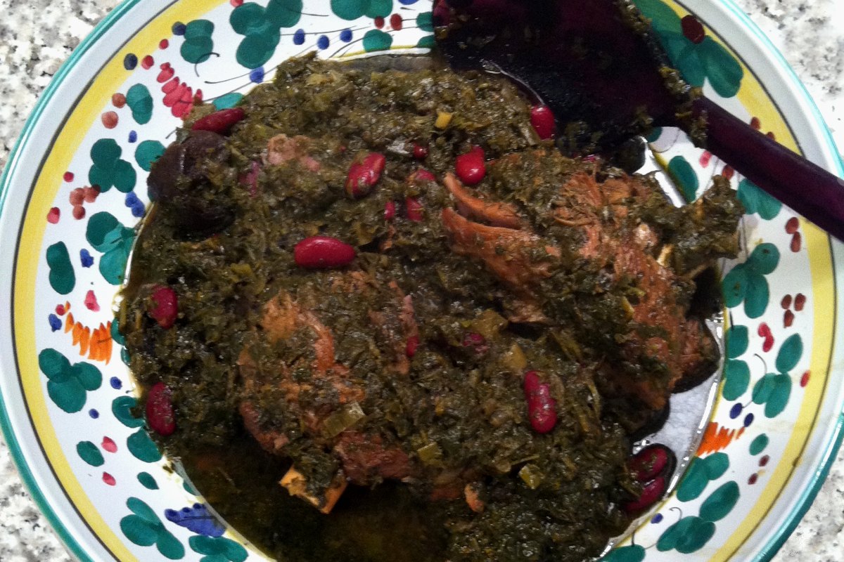 Menu photo · Ghormeh Sabzi